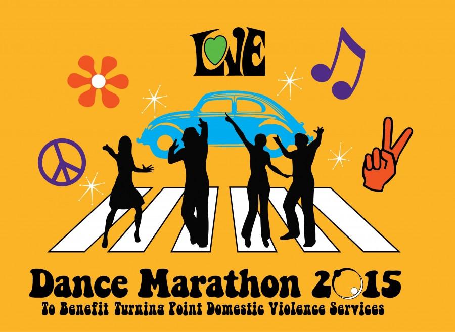 Dance Marathon is a twelve hour event that raises thousands of dollars for Turning Point, a domestic violence shelter. 