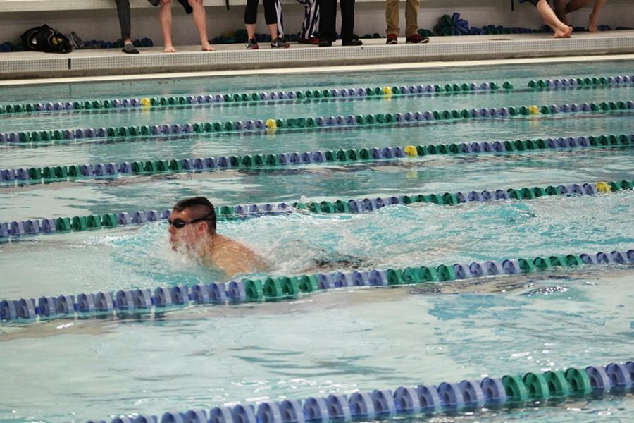 Boys’ swimming places 5th in Sectionals