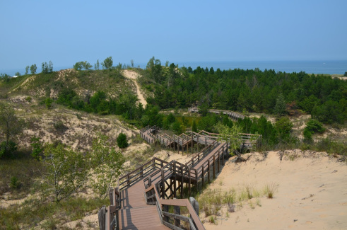 This is a basic overview of the National Indiana Dunes Lakeshore.