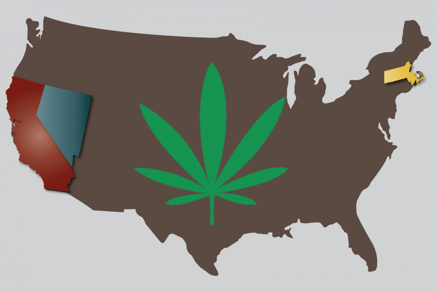 California, Nevada and New Hampshire legalized recreational usage of Marijuana on the November 8 Election Day.