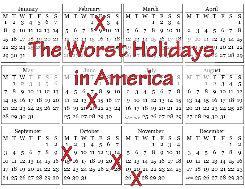 The Worst Holidays in America