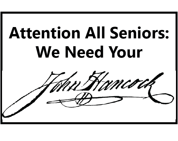 East Seniors: Submit Your Electronic Signatures