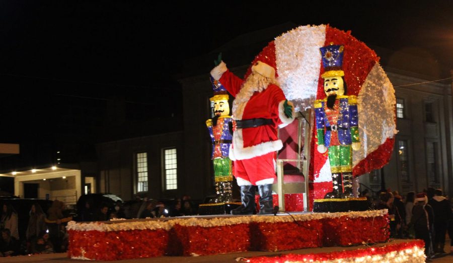 Santa made an appearance at the parade